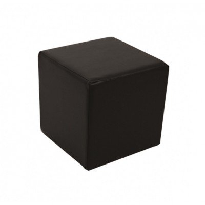   POUF CARRÉ NOIR 